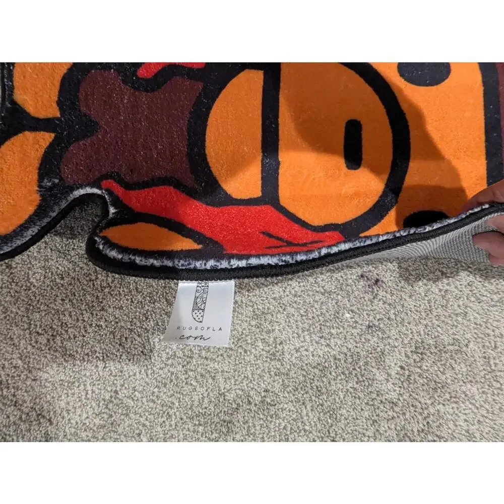 NEW Hypebeast BAPE x KAWS Baby Milo Tufted Rug Ape Monkey 29x25